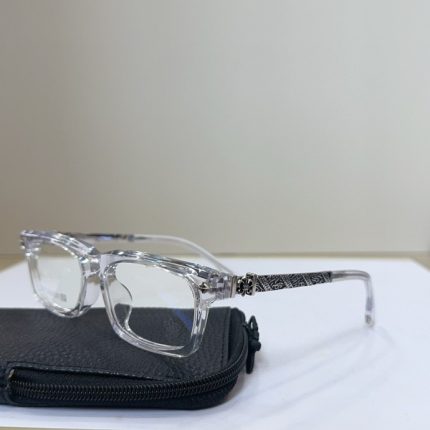 Chrome Hearts Transparent Acetate Frame Eye glasses