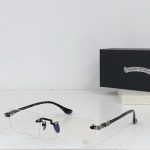 Chrome Hearts Signature Cross Rimless glasses