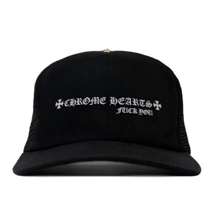 Chrome Hearts Fuck You Trucker Hat - Black