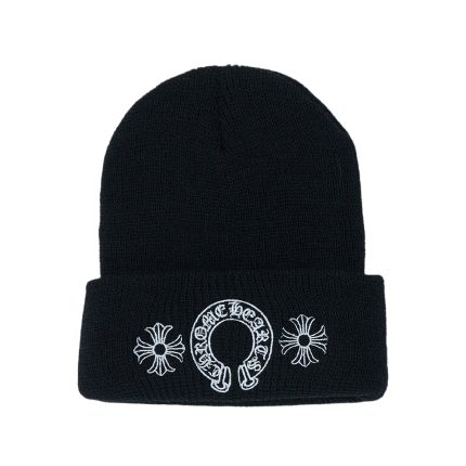 Chrome Hearts Horse Shoe Beanie Black