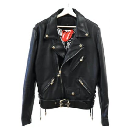 Chrome Hearts Lip and Tongue JJ Dean Biker Jacket