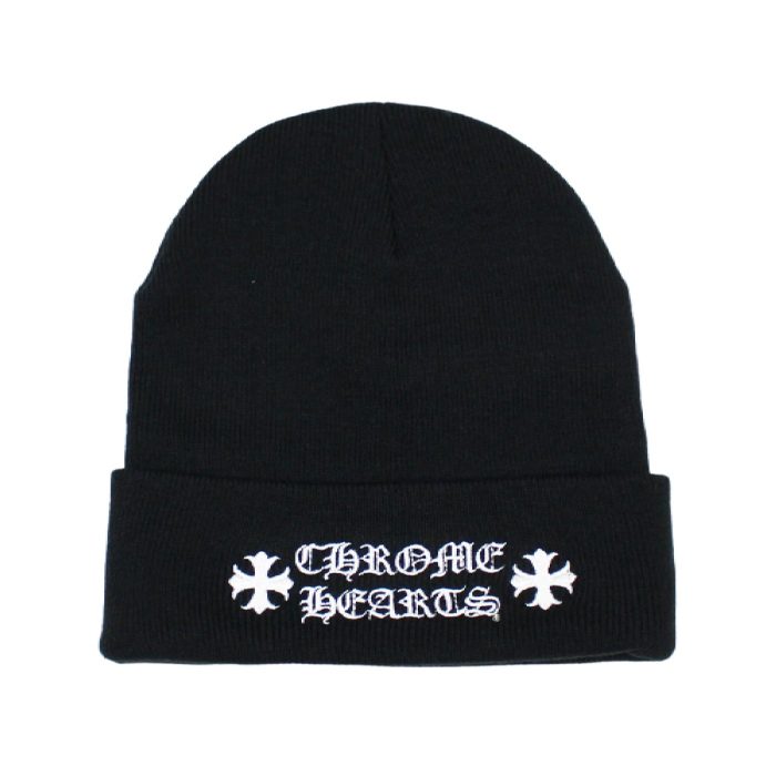 Chrome Hearts Logo Beanie Black