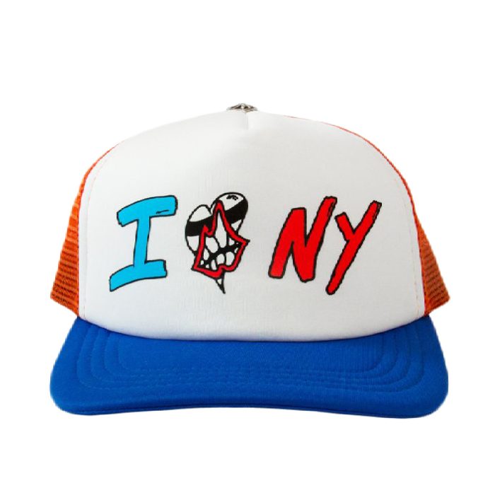 Chrome Hearts Matty Boy Sex Records I Love NY Trucker Hat - Red/White/Blue