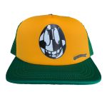 Chrome Hearts Matty Boy Sex Records Smiley Trucker Hat - Green/Yellow