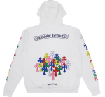 Chrome Hearts Multi Color Cross Hoodie White