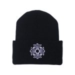 Chrome Hearts Plus Cross Beanie Black