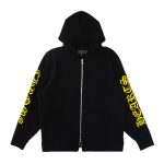 Chrome Hearts Yellow Logo Cashmere Hoodie