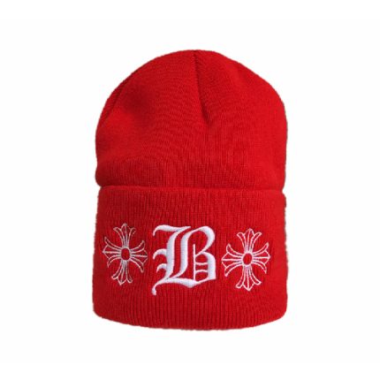 Chrome Hearts x Bella Hadid Beanie Red