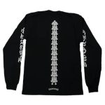 Chrome Hearts Cemetery Cross Tire Tracks L/S Sweatshirt