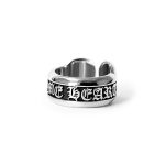 Chrome Hearts Scroll Ring – Small Label Ring