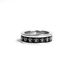 Small BS Fleur Chrome Hearts Ring - Elegant & Unique Design