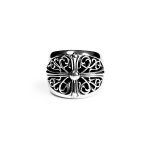 Classic Oval Chrome Hearts Ring